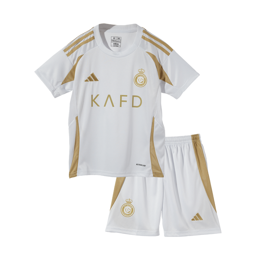 Al Nassr Third Away Kids Soccer Jerseys Kit 2024/25 Al Nassr Third Away Kids Soccer Jerseys Kit 2024/25