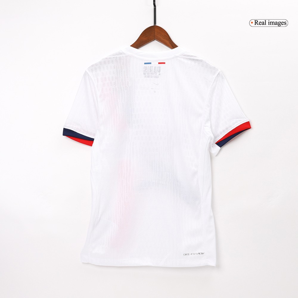 KVARATSKHELIA #7 PSG Away Players Version Soccer Jersey 2024/25 - UCL