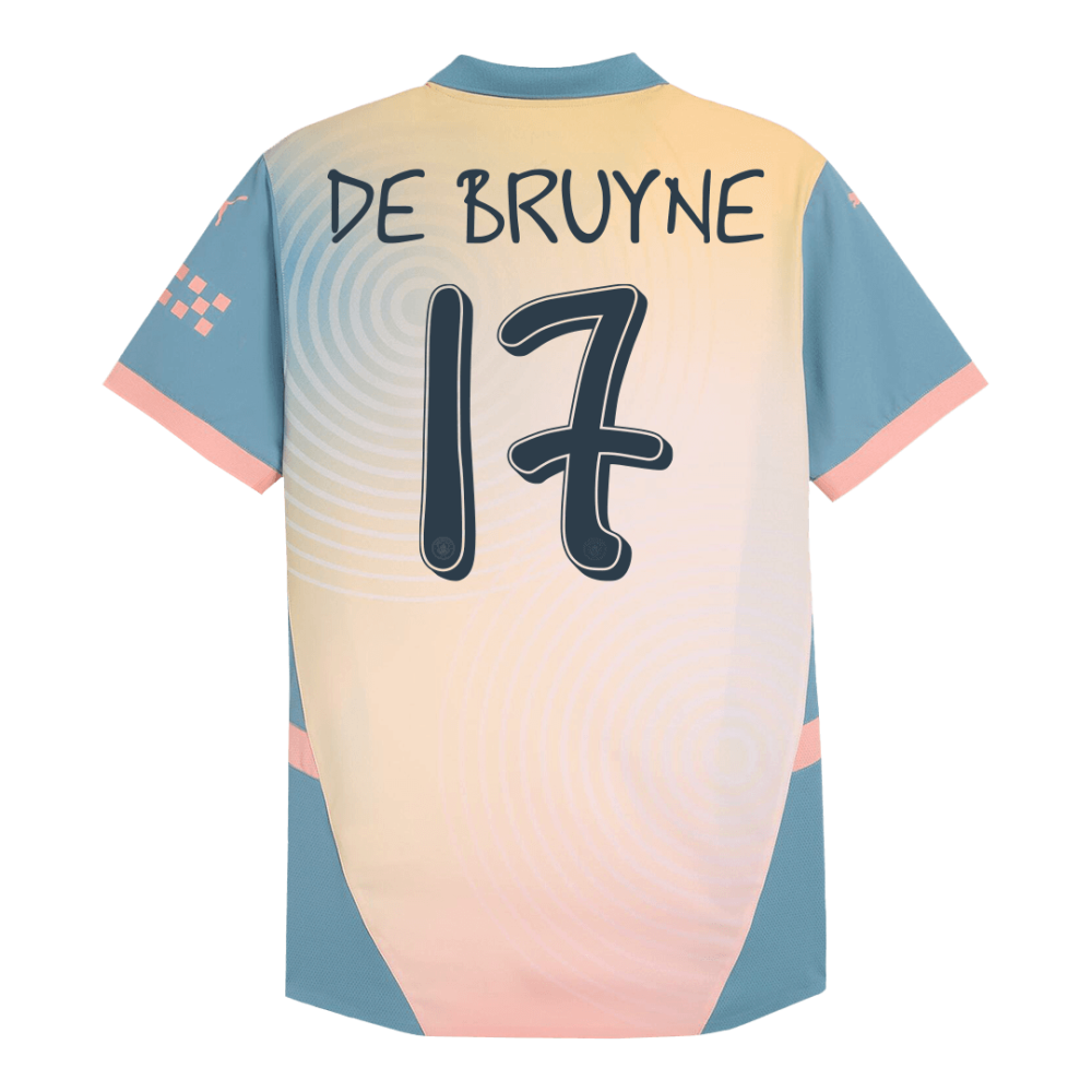 DE BRUYNE #17 Manchester City Fourth Away Players Version Soccer Jersey 2024/25 - Definitely City DE BRUYNE #17 Manchester City Fourth Away Players Version Soccer Jersey 2024/25 - Definitely City
