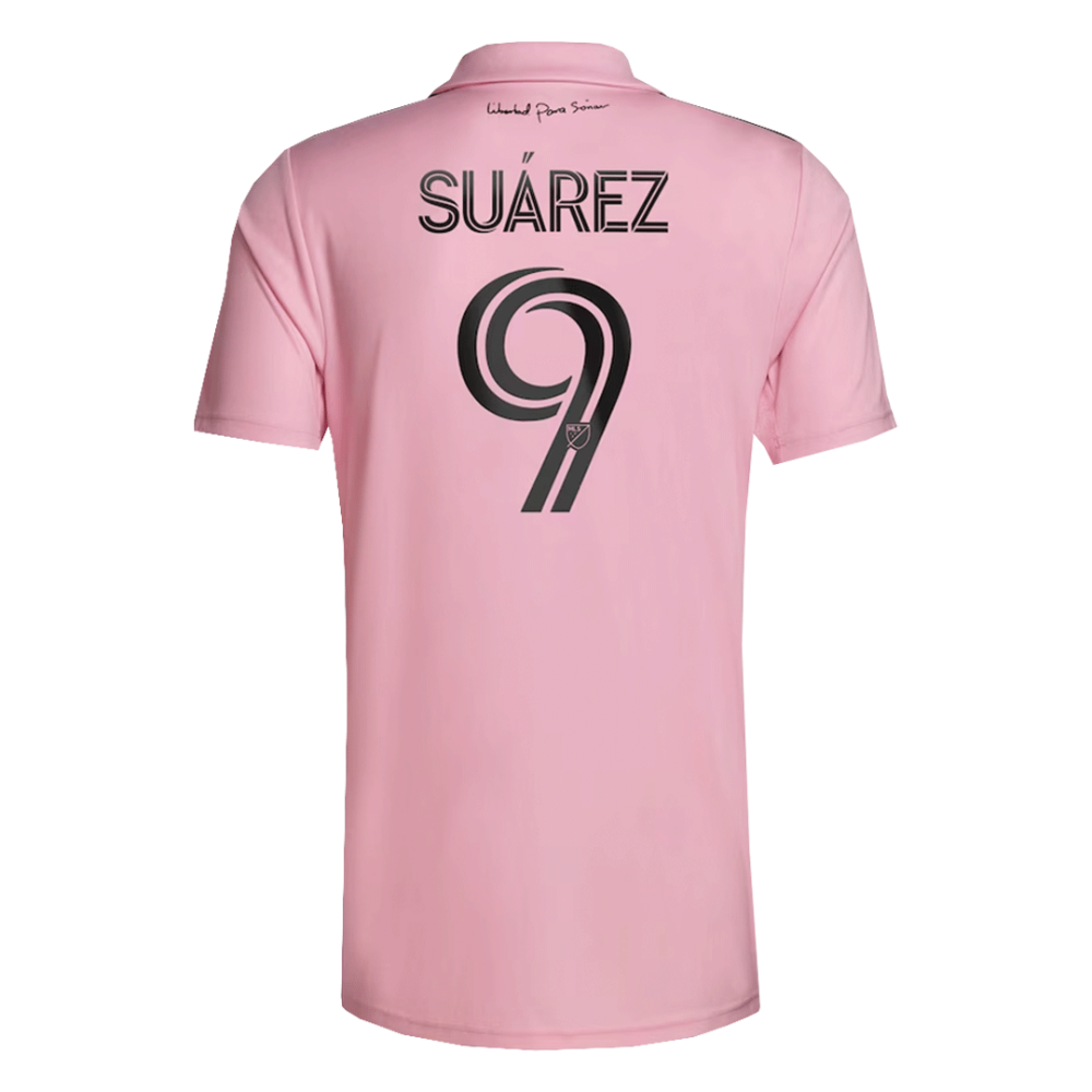 SUÁREZ #9 Inter Miami CF Home Soccer Jersey 2022 SUÁREZ #9 Inter Miami CF Home Soccer Jersey 2022