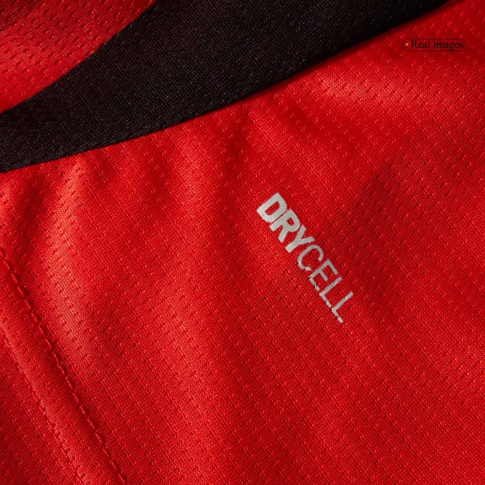 AC Milan Home Long Sleeve Soccer Jersey 2024/25 AC Milan Home Long Sleeve Soccer Jersey 2024/25