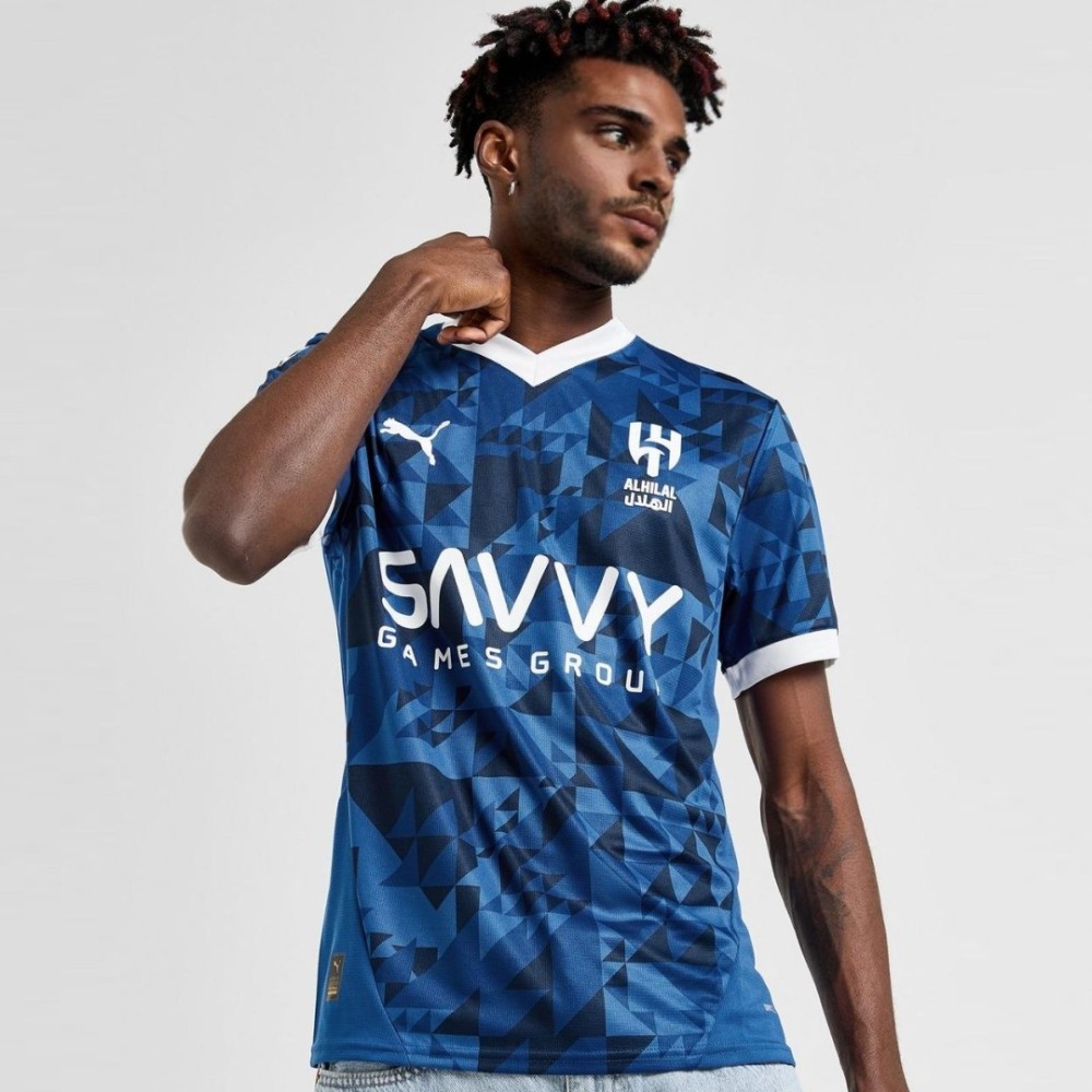 Al Hilal SFC Home Soccer Jersey 2024/25 Al Hilal SFC Home Soccer Jersey 2024/25