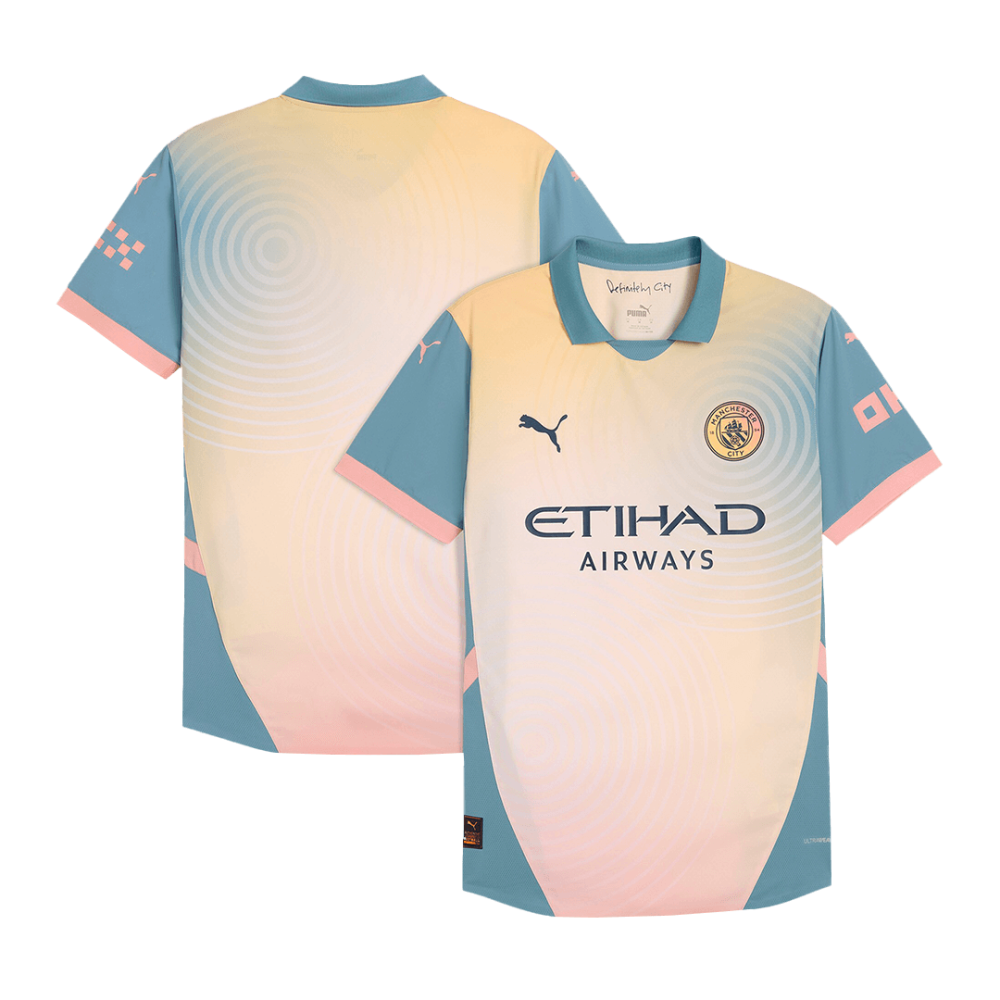 Manchester City Fourth Away Players Version Soccer Jersey 2024/25- Definitely City (UCL) Manchester City Fourth Away Players Version Soccer Jersey 2024/25- Definitely City (UCL)