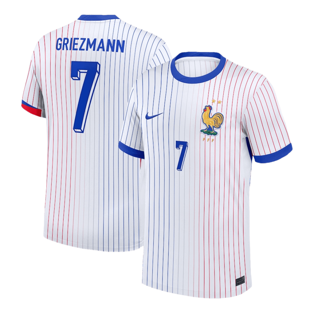 GRIEZMANN #7 France Away Soccer Jersey EURO 2024 GRIEZMANN #7 France Away Soccer Jersey EURO 2024