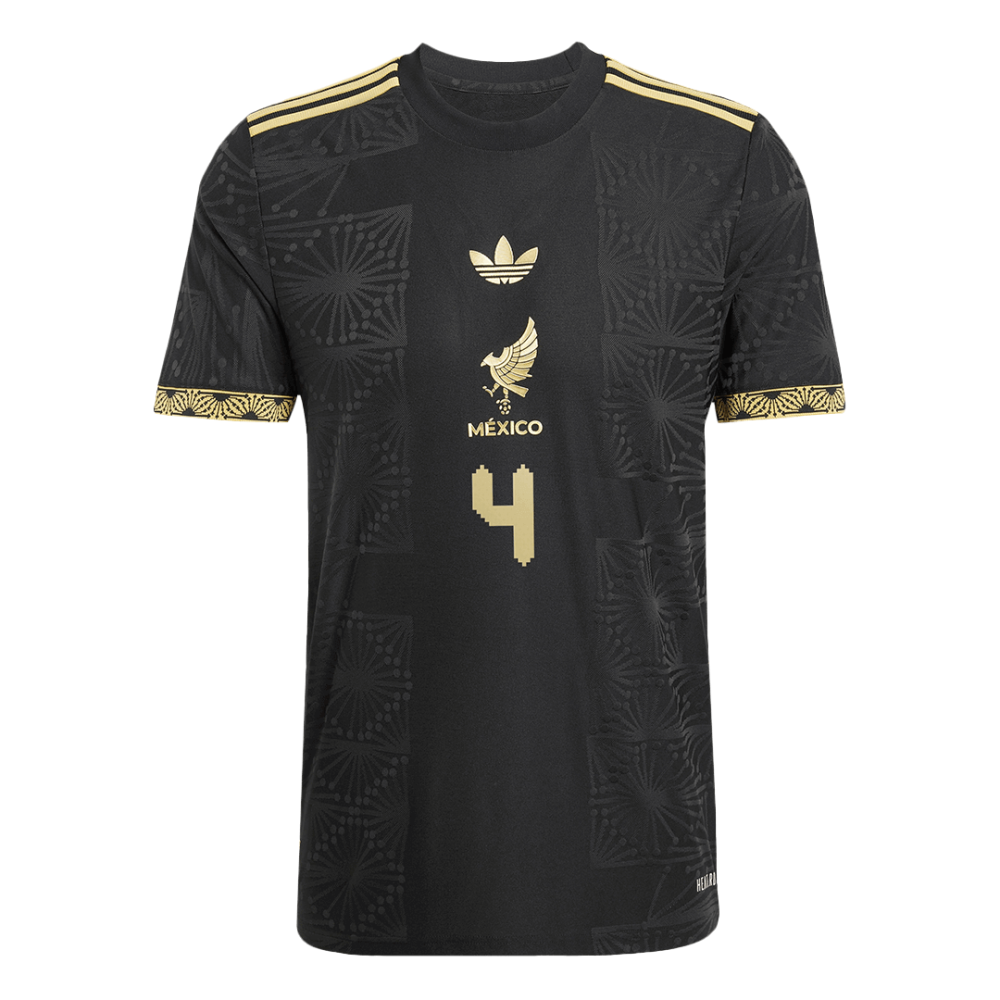 E.ÁLVAREZ #4 Mexico Third Away Players Version Soccer Jersey 2025 -Gold Cup E.ÁLVAREZ #4 Mexico Third Away Players Version Soccer Jersey 2025 -Gold Cup