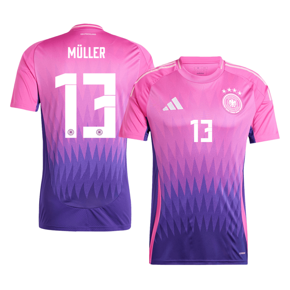 MÜLLER #13 Germany Away Soccer Jersey EURO 2024 MÜLLER #13 Germany Away Soccer Jersey EURO 2024