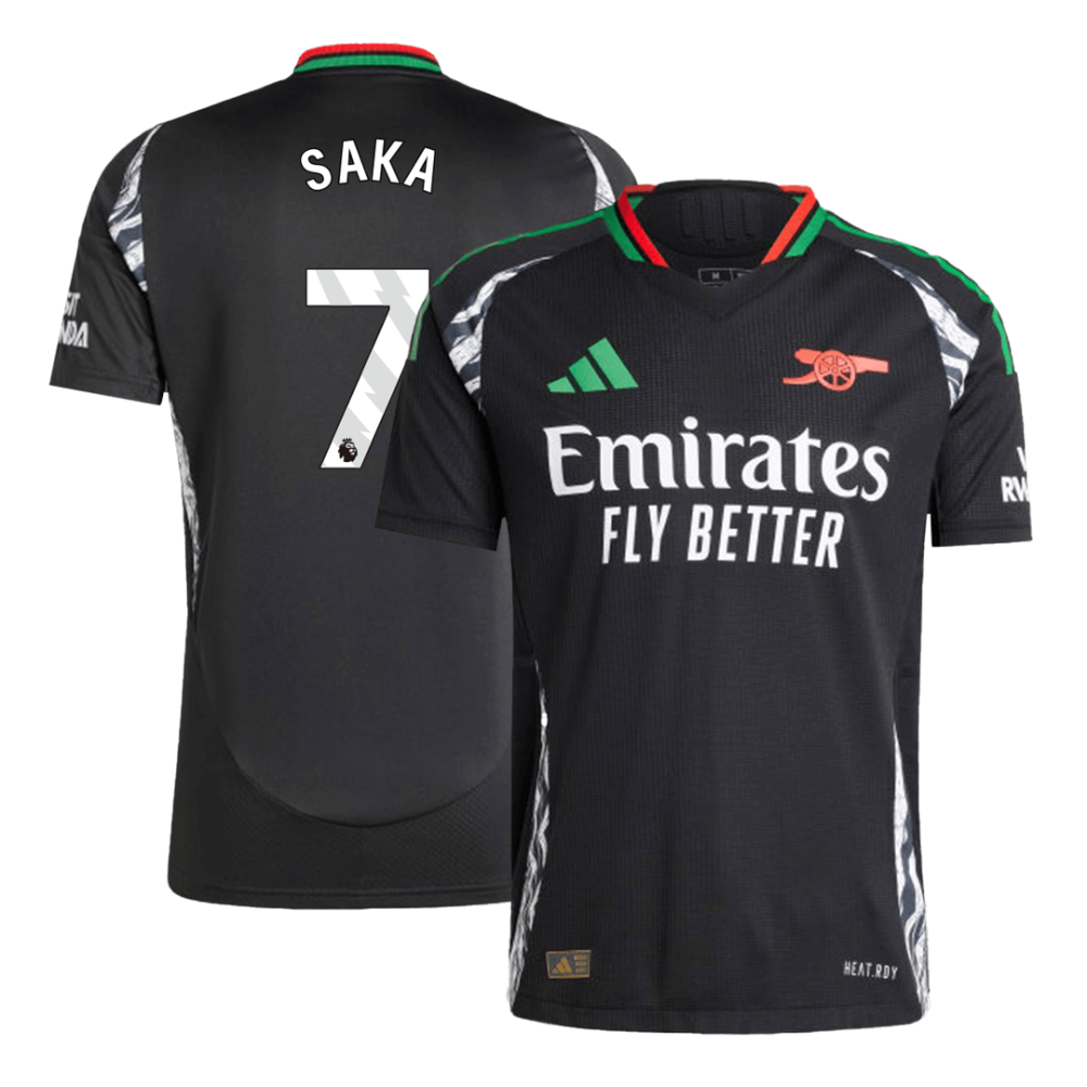 SAKA #7 Arsenal Away Players Version Soccer Jersey 2024/25 SAKA #7 Arsenal Away Players Version Soccer Jersey 2024/25