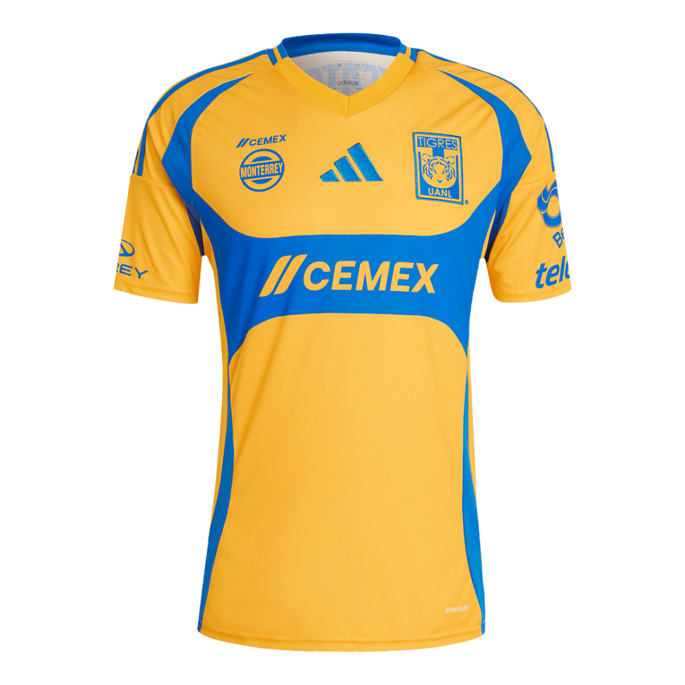 Tigres UANL Home Soccer Jersey 2024/25 Tigres UANL Home Soccer Jersey 2024/25