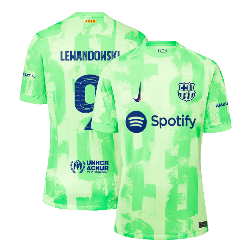 LEWANDOWSKI #9 Barcelona Third Away Soccer Jersey 2024/25 - UCL LEWANDOWSKI #9 Barcelona Third Away Soccer Jersey 2024/25 - UCL