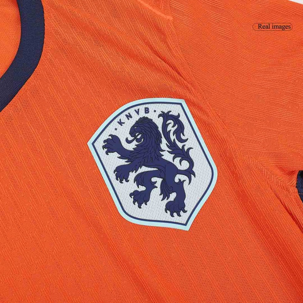 Netherlands Home Players Version Soccer Jersey EURO 2024