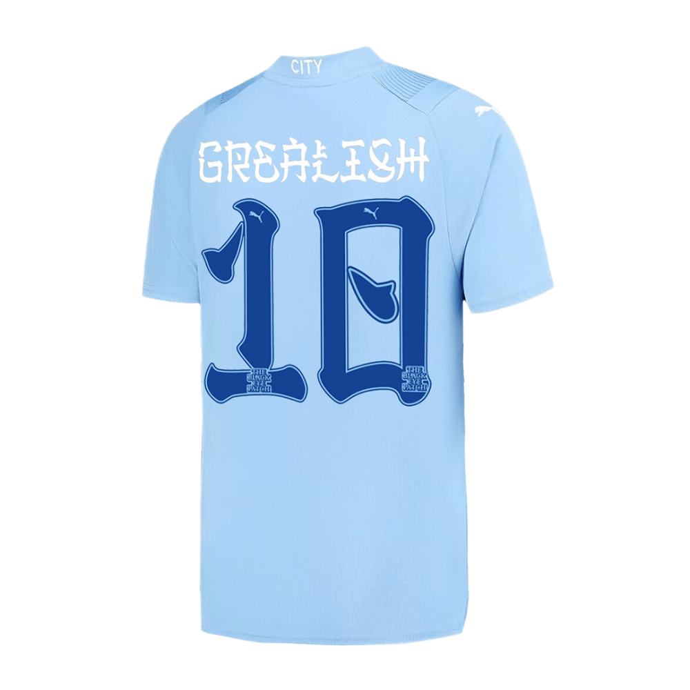 GREALISH #10 Manchester City Japanese Tour Printing Home Jersey 2023/24