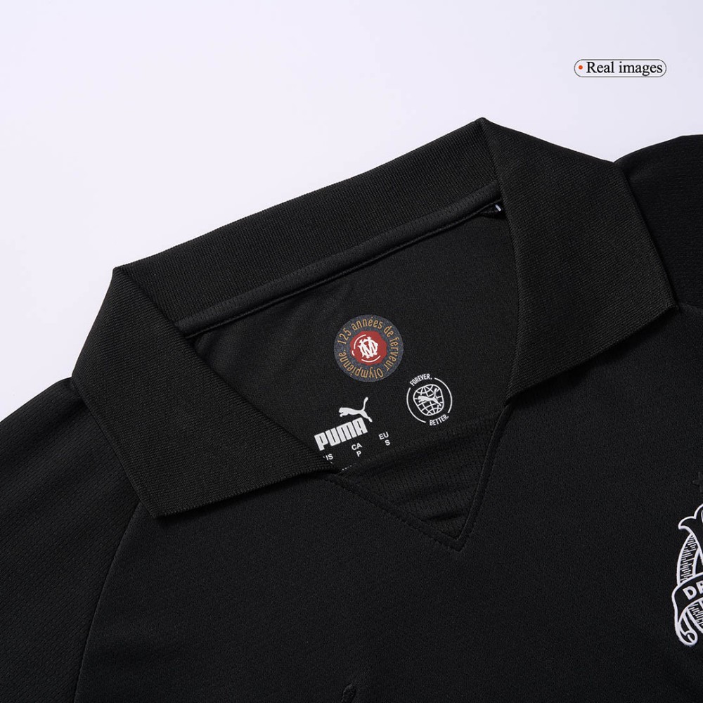Marseille Goalkeeper Soccer Jersey 2024/25 Black - 125th Anniversary Marseille Goalkeeper Soccer Jersey 2024/25 Black - 125th Anniversary
