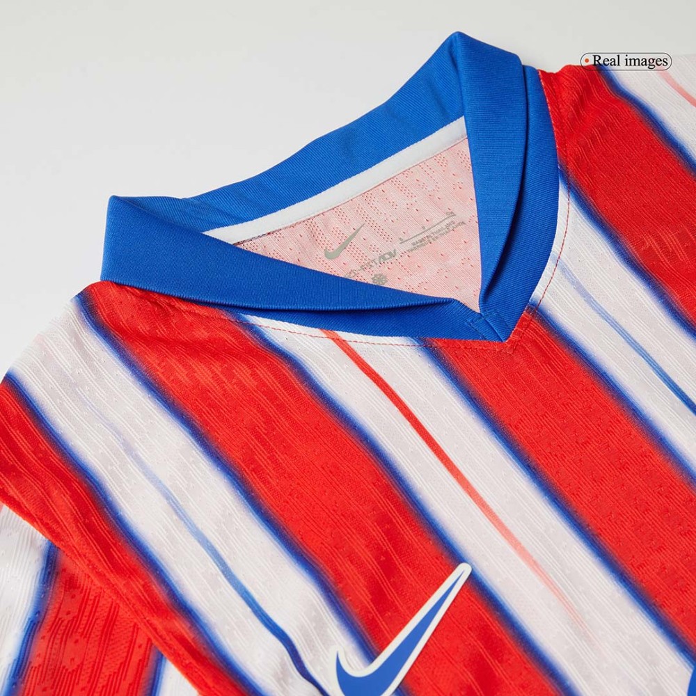J.ALVAREZ #19 Atletico Madrid Home Players Version Soccer Jersey 2024/25 J.ALVAREZ #19 Atletico Madrid Home Players Version Soccer Jersey 2024/25