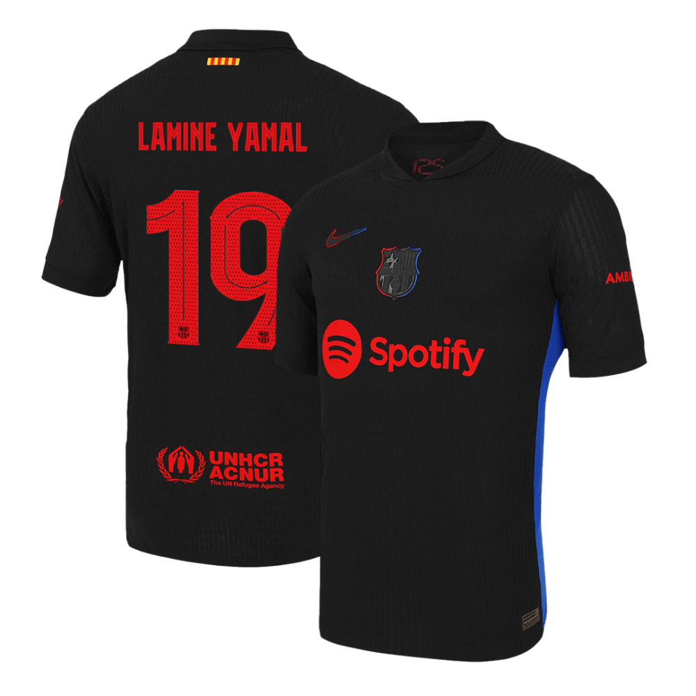 LAMINE YAMAL #19 Barcelona Away Players Version Soccer Jersey 2024/25- UCL LAMINE YAMAL #19 Barcelona Away Players Version Soccer Jersey 2024/25- UCL