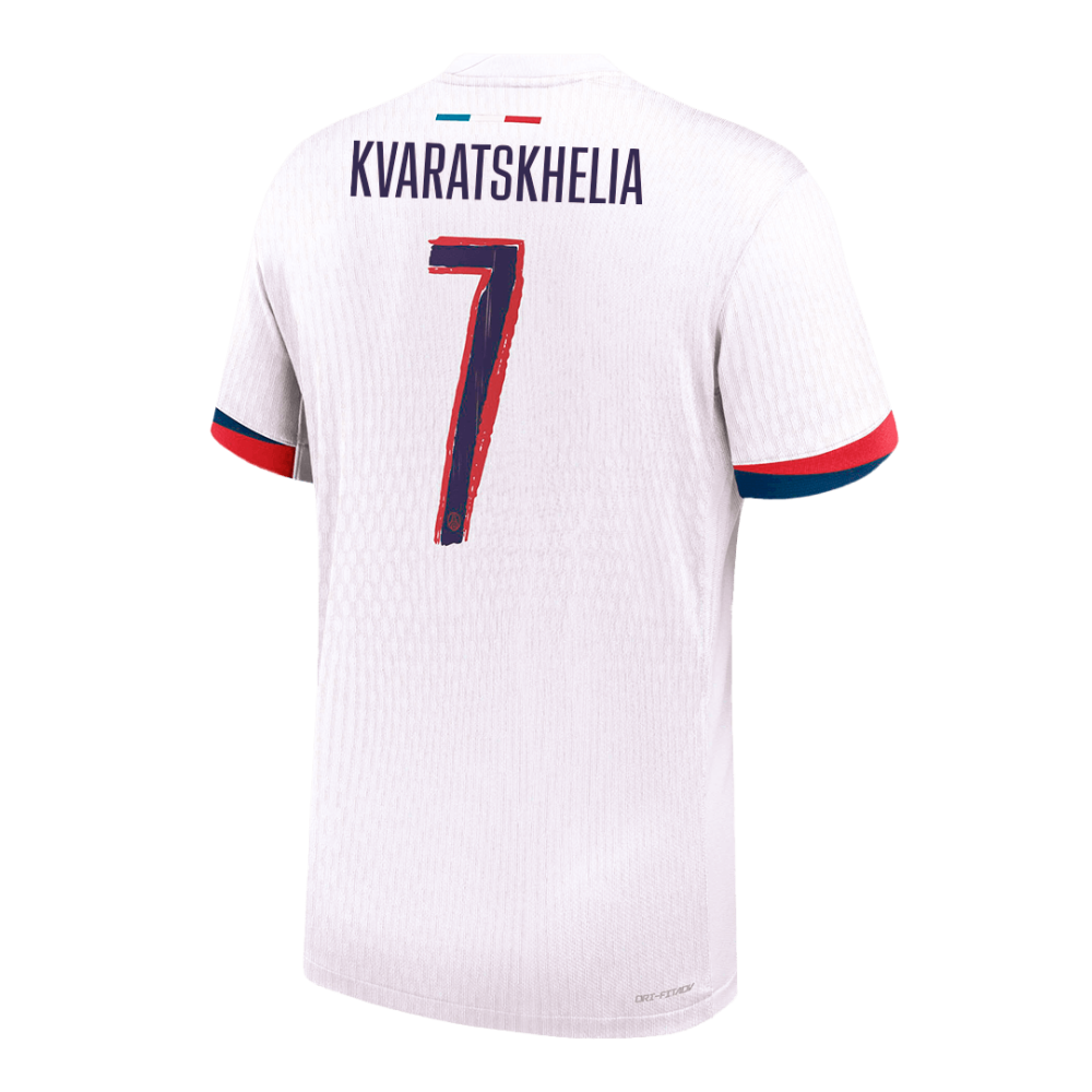 KVARATSKHELIA #7 PSG Away Players Version Soccer Jersey 2024/25 - UCL KVARATSKHELIA #7 PSG Away Players Version Soccer Jersey 2024/25 - UCL