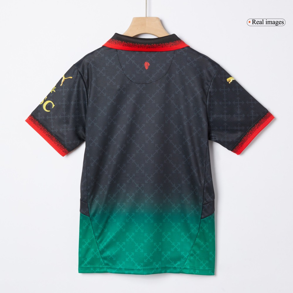 AC Milan Fourth Away Kids Soccer Jerseys Kit 2024/25 AC Milan Fourth Away Kids Soccer Jerseys Kit 2024/25