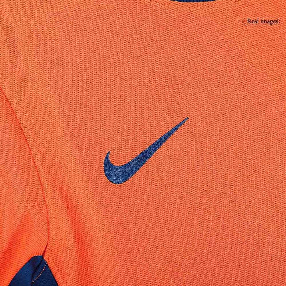 VIRGIL #4 Netherlands Home Soccer Jersey EURO 2024