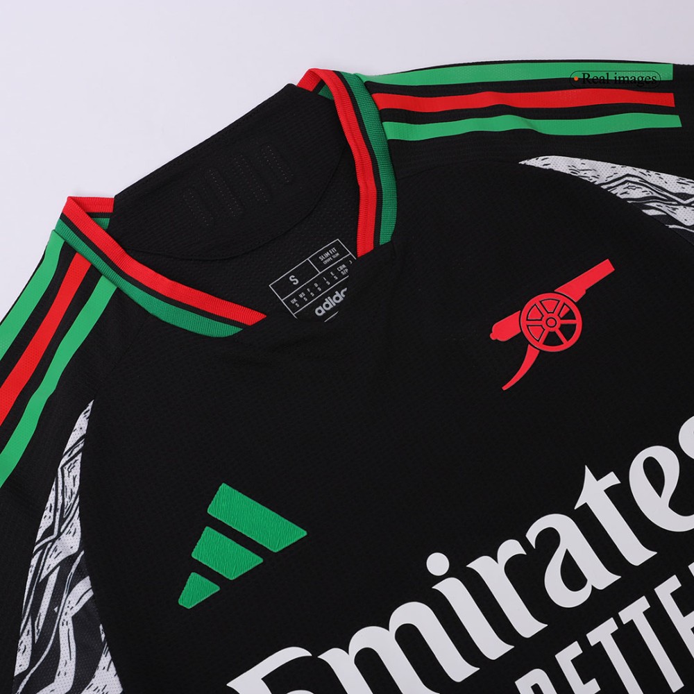 ØDEGAARD #8 Arsenal Away Players Version Soccer Jersey 2024/25