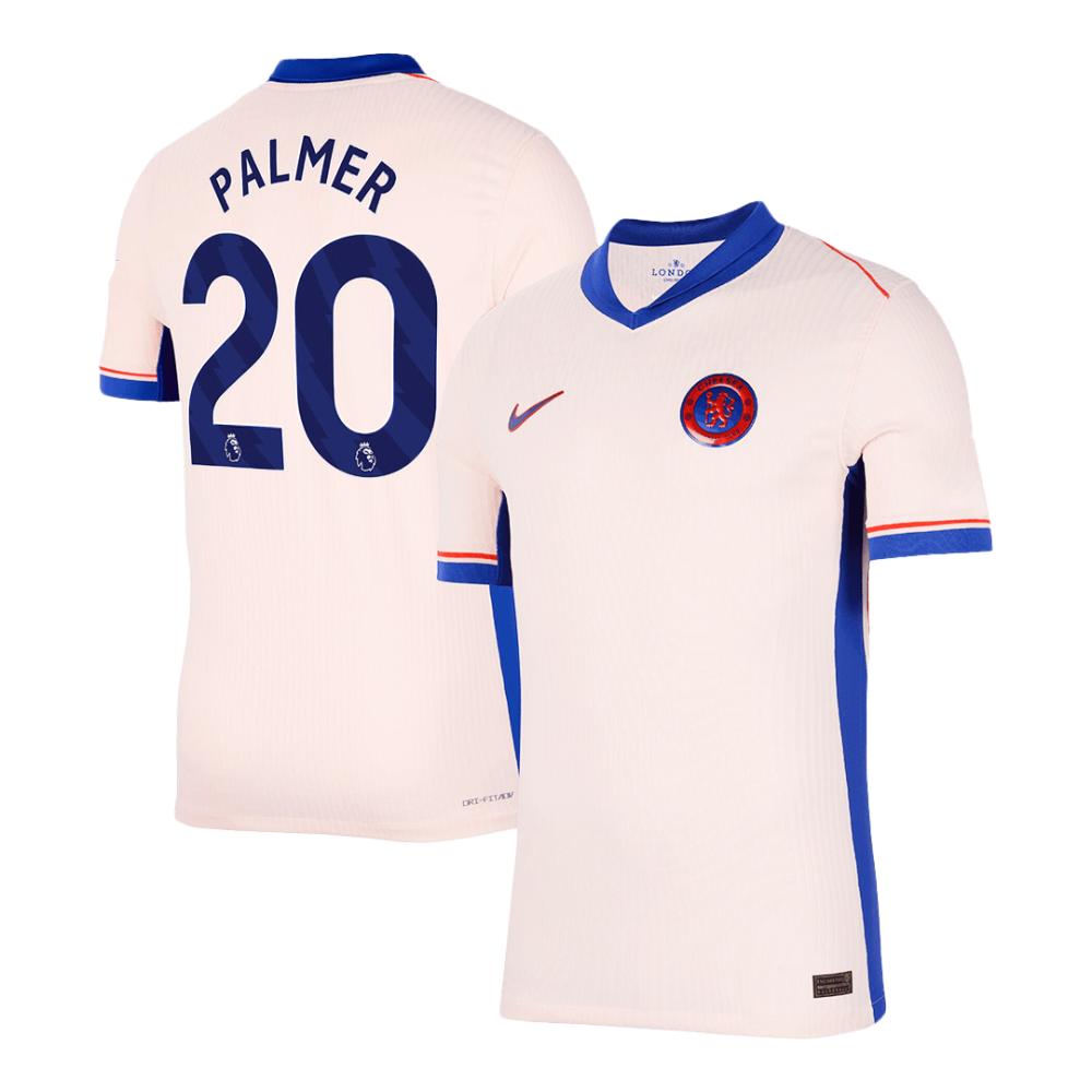 PALMER #20 Chelsea Away Players Version Soccer Jersey 2024/25 PALMER #20 Chelsea Away Players Version Soccer Jersey 2024/25