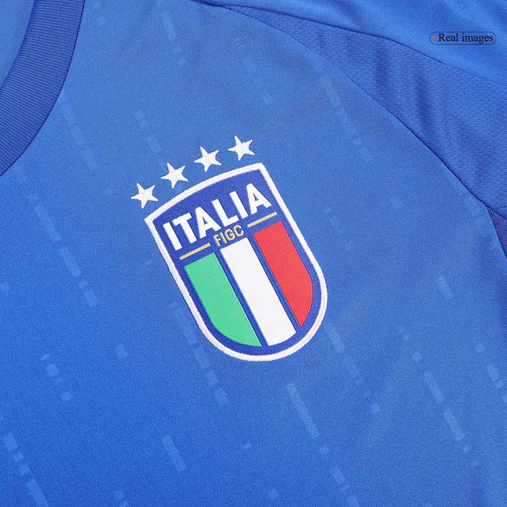 BARELLA #18 Italy Home Soccer Jersey EURO 2024