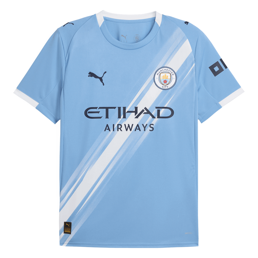 DE BRUYNE #17 Manchester City Home Soccer Jersey 2025/26 DE BRUYNE #17 Manchester City Home Soccer Jersey 2025/26
