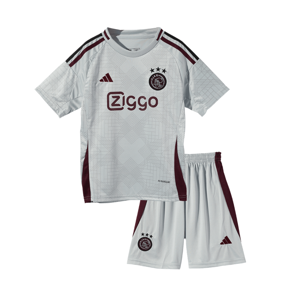 Ajax Third Away Kids Soccer Jerseys Kit 2024/25