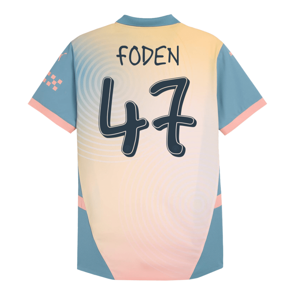 FODEN #47 Manchester City Fourth Away Players Version Soccer Jersey 2024/25 - Definitely City FODEN #47 Manchester City Fourth Away Players Version Soccer Jersey 2024/25 - Definitely City
