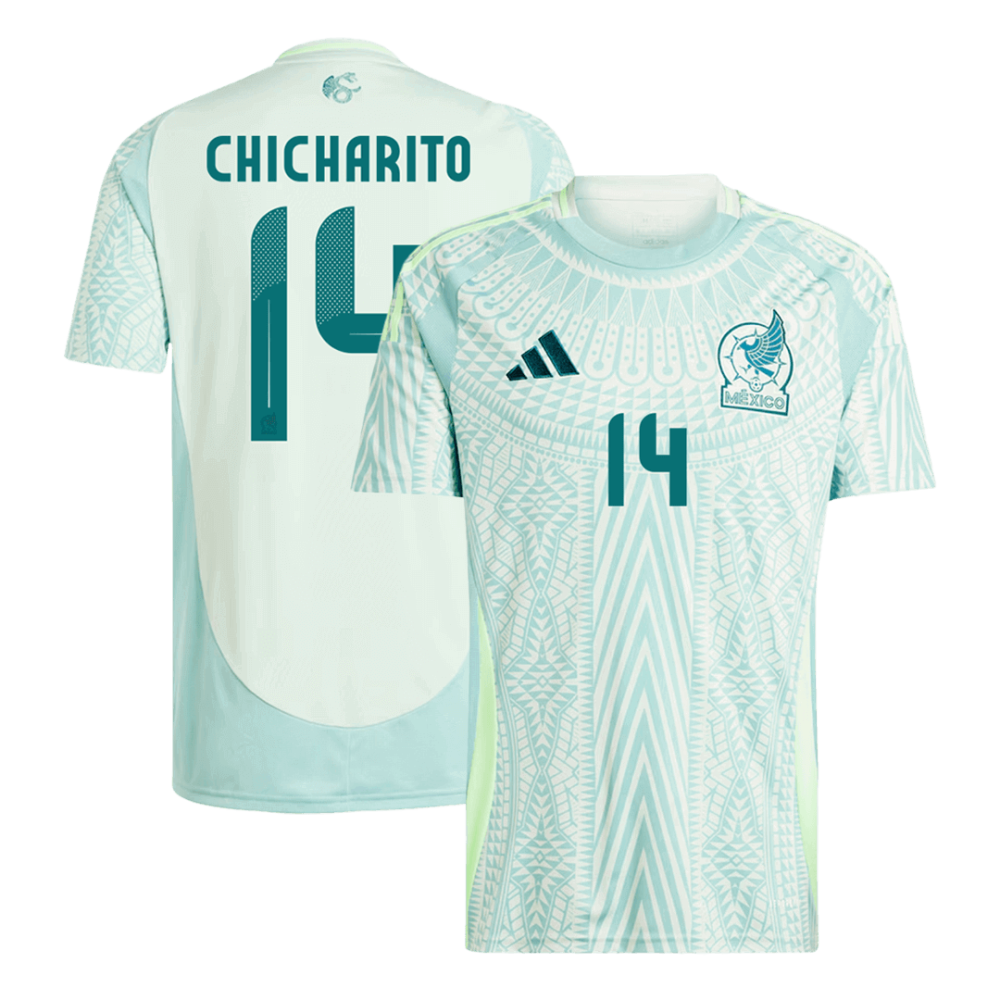 CHICHARITO #14 Mexico Away Soccer Jersey Copa America 2024 CHICHARITO #14 Mexico Away Soccer Jersey Copa America 2024