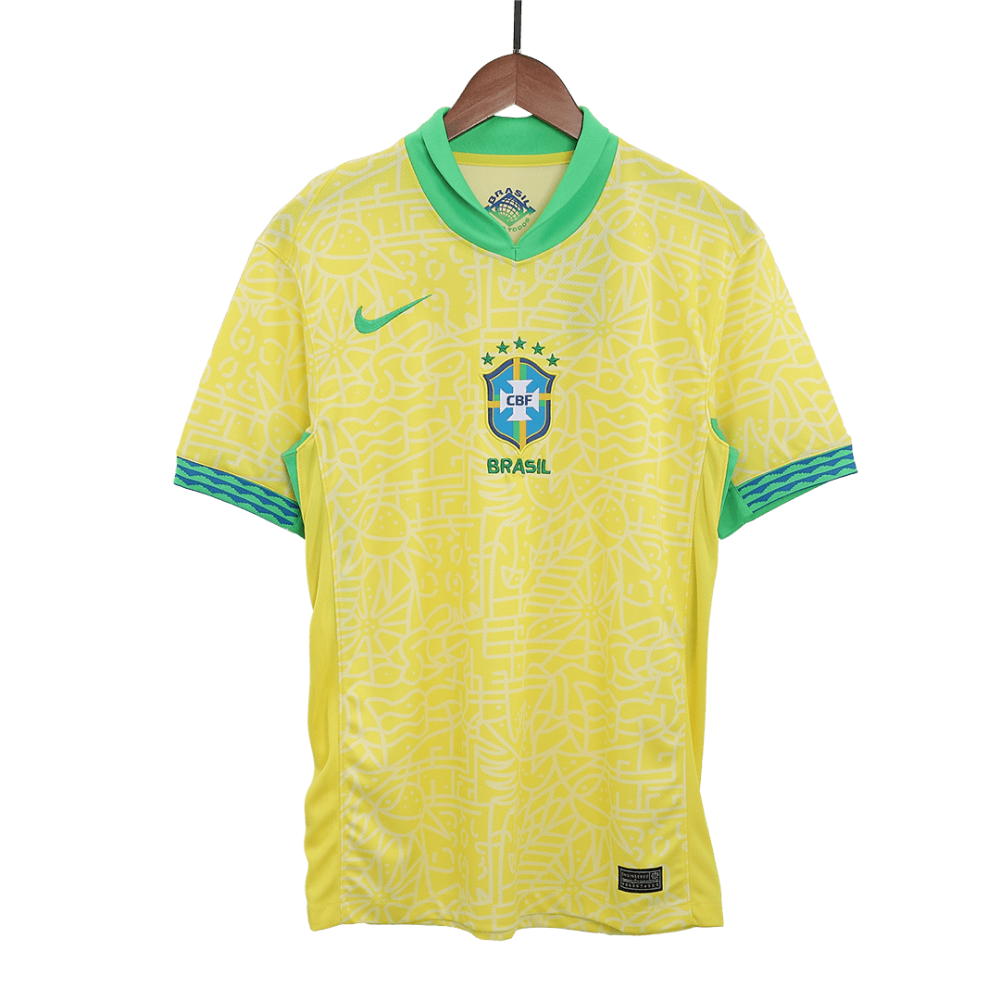 Brazil Home Soccer Jersey Copa America 2024 Brazil Home Soccer Jersey Copa America 2024