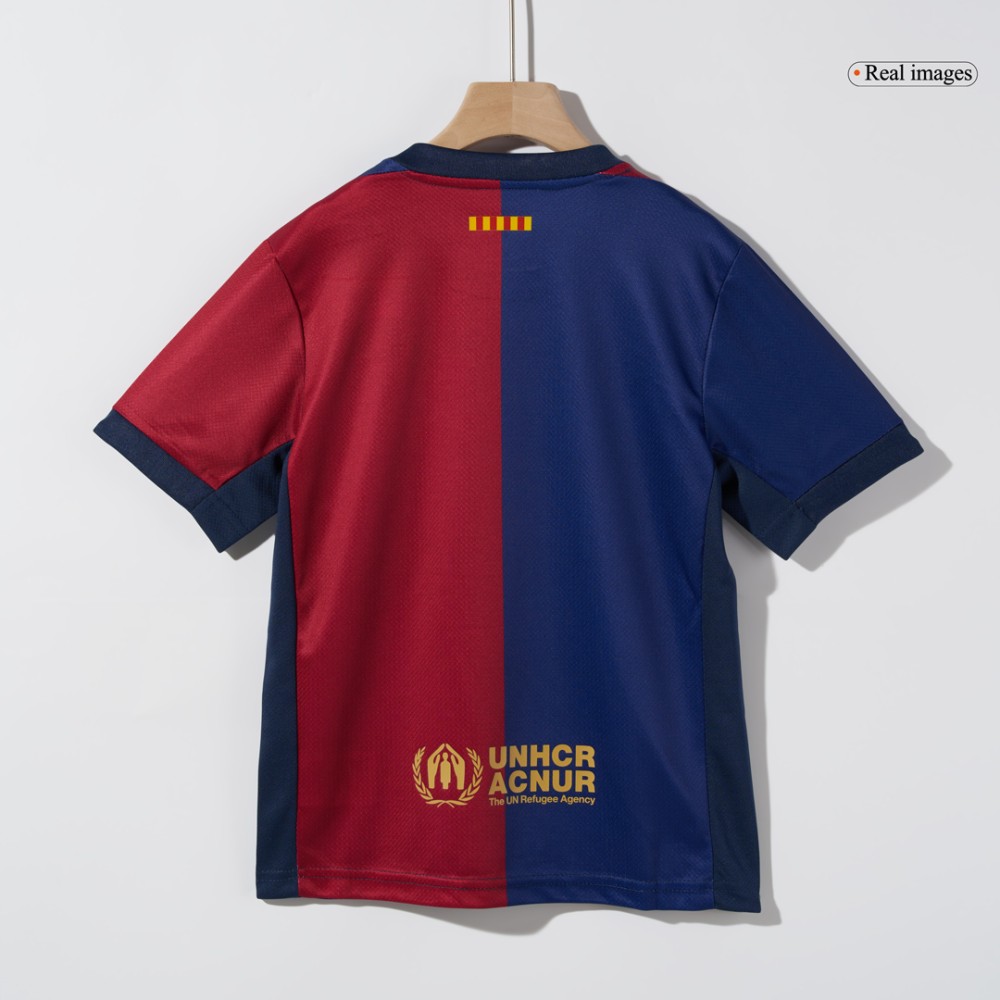 Barcelona Home Kids Soccer Jerseys Kit 2024/25 - COLDPLAY Barcelona Home Kids Soccer Jerseys Kit 2024/25 - COLDPLAY
