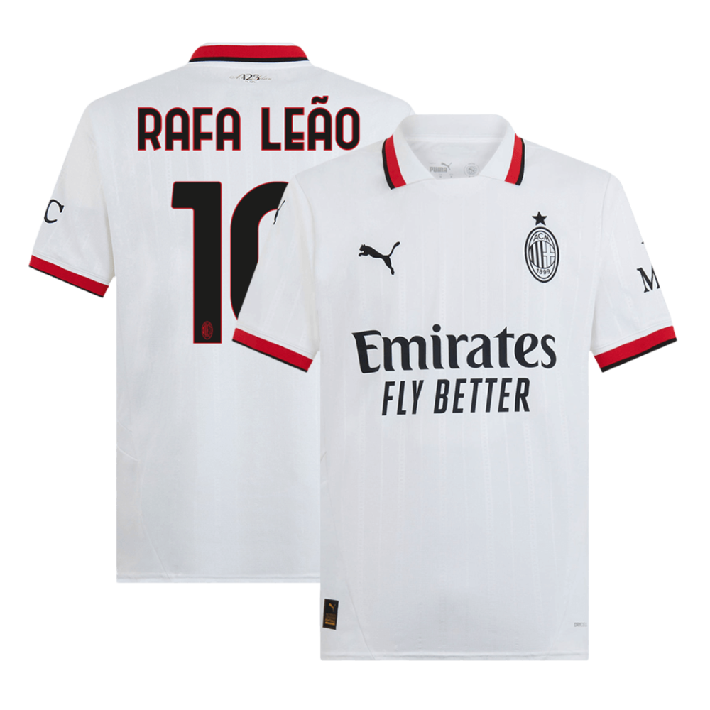 RAFA LEÃO #10 AC Milan Away Soccer Jersey 2024/25 RAFA LEÃO #10 AC Milan Away Soccer Jersey 2024/25