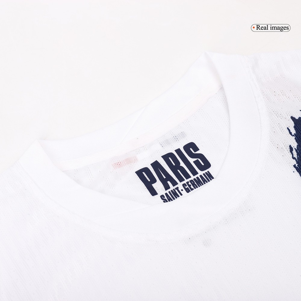 KVARATSKHELIA #7 PSG Away Players Version Soccer Jersey 2024/25 - UCL