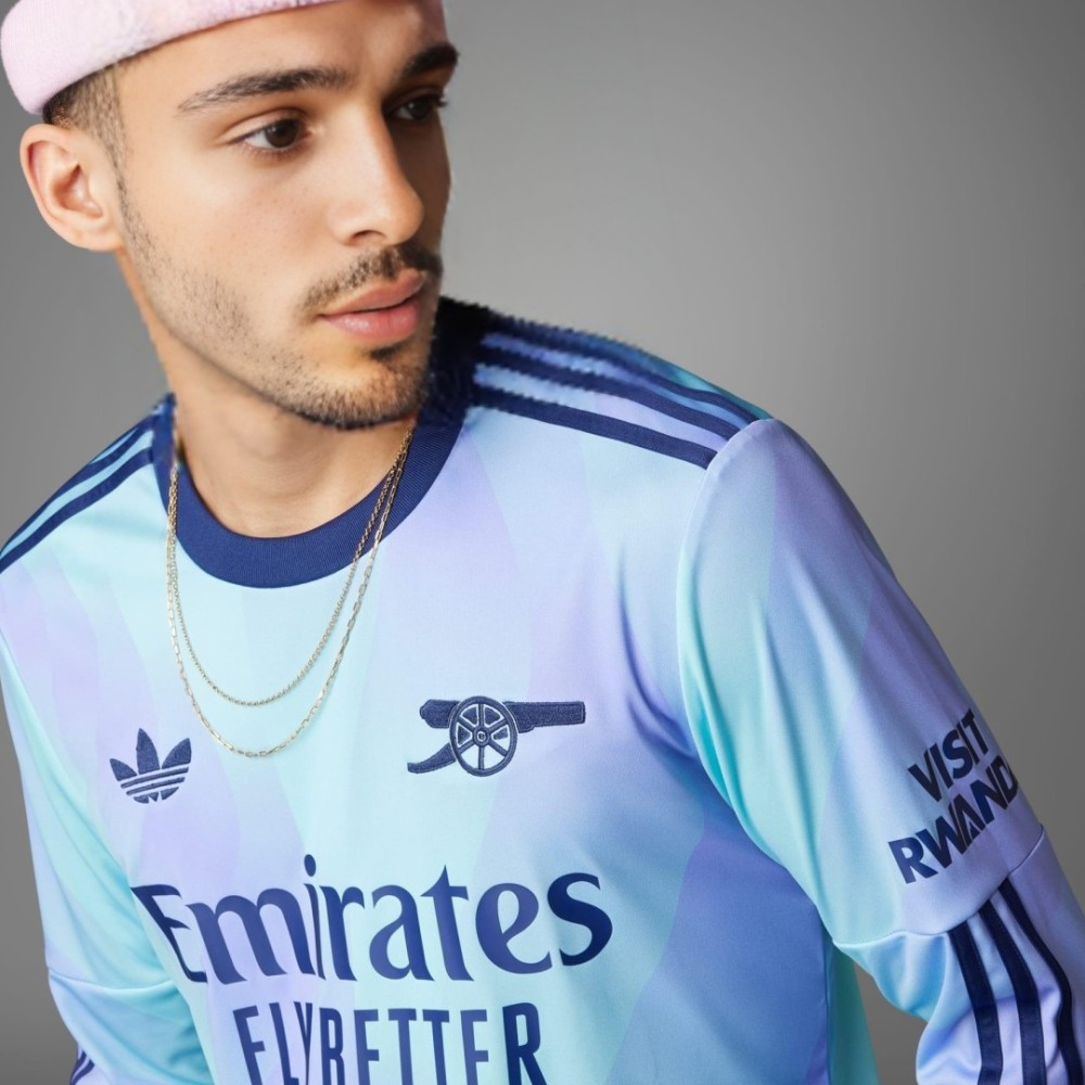 Arsenal Third Away Long Sleeve Soccer Jersey 2024/25 Arsenal Third Away Long Sleeve Soccer Jersey 2024/25