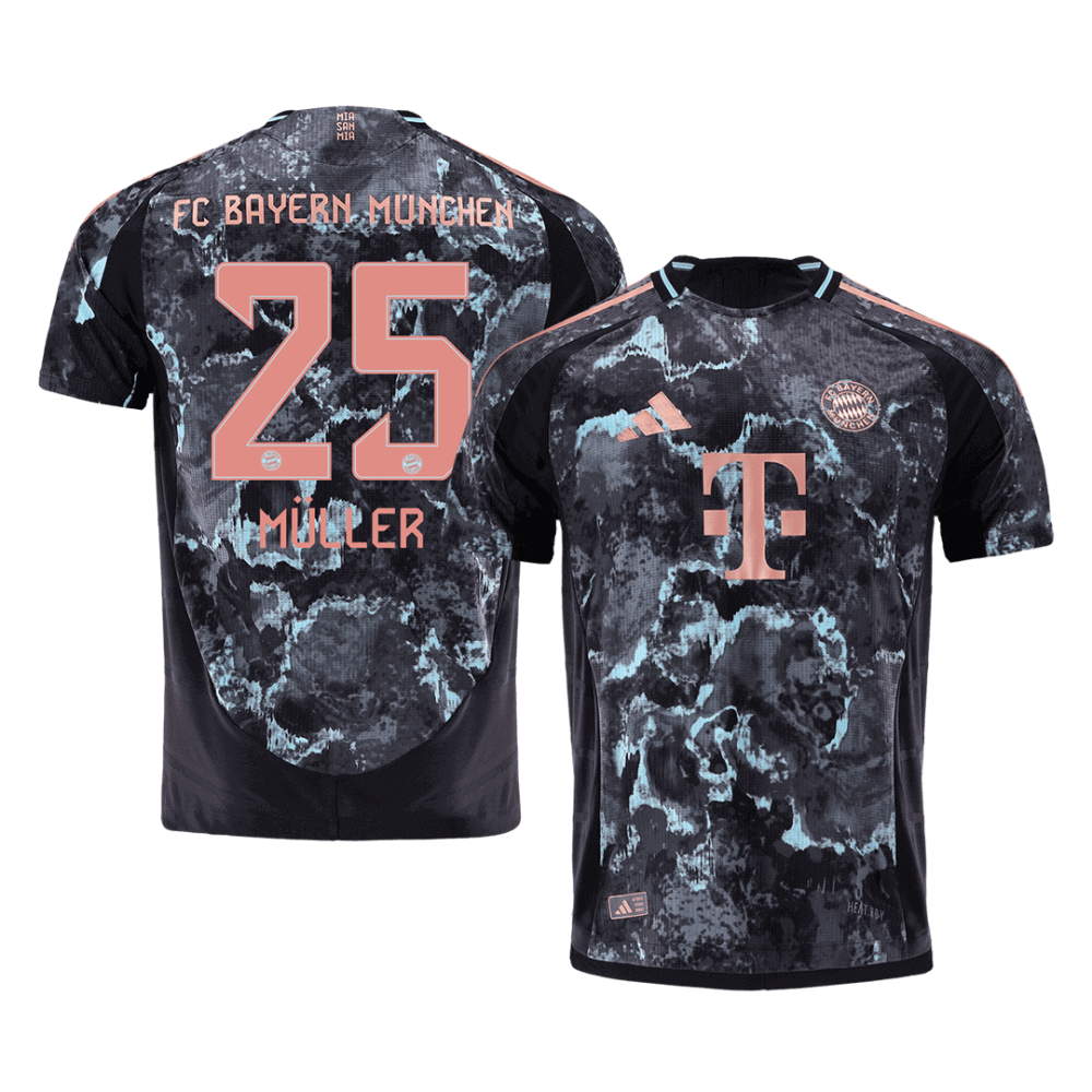 MÜLLER #25 Bayern Munich Away Players Version Soccer Jersey 2024/25