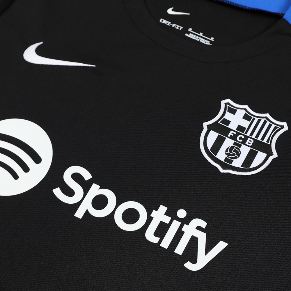Barcelona Pre-Match Soccer Jersey 2024/25 Black Barcelona Pre-Match Soccer Jersey 2024/25 Black