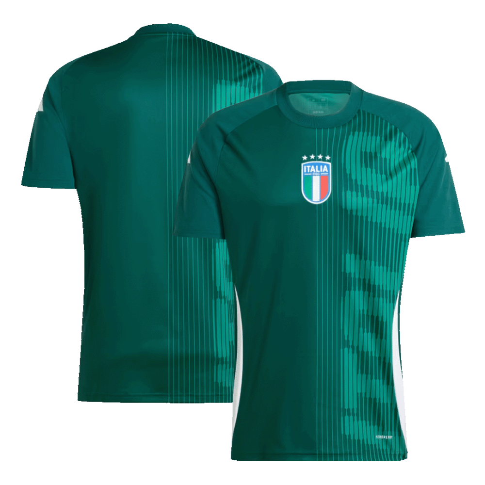 Italy Pre-Match Soccer Jersey EURO 2024 Green Italy Pre-Match Soccer Jersey EURO 2024 Green