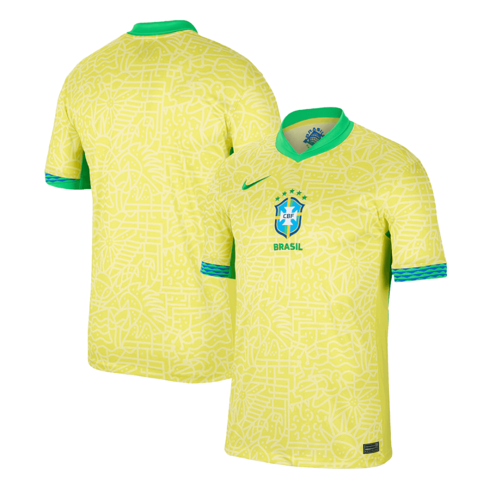 Brazil Home Soccer Jersey Copa America 2024 Brazil Home Soccer Jersey Copa America 2024