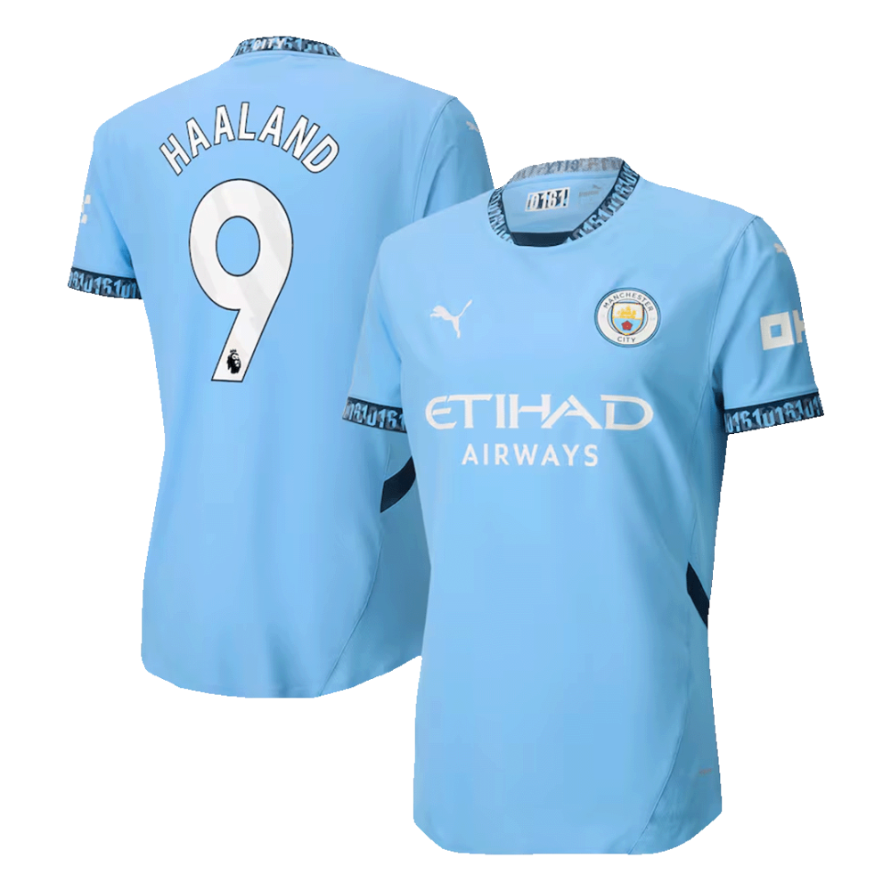 HAALAND #9 Manchester City Home Players Version Soccer Jersey 2024/25 HAALAND #9 Manchester City Home Players Version Soccer Jersey 2024/25