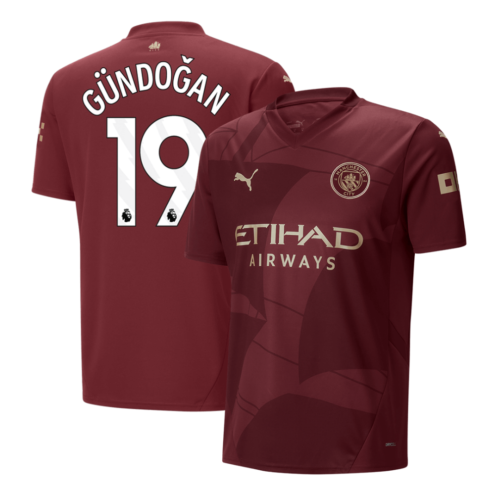 GÜNDOĞAN #19 Manchester City Third Away Soccer Jersey 2024/25 GÜNDOĞAN #19 Manchester City Third Away Soccer Jersey 2024/25