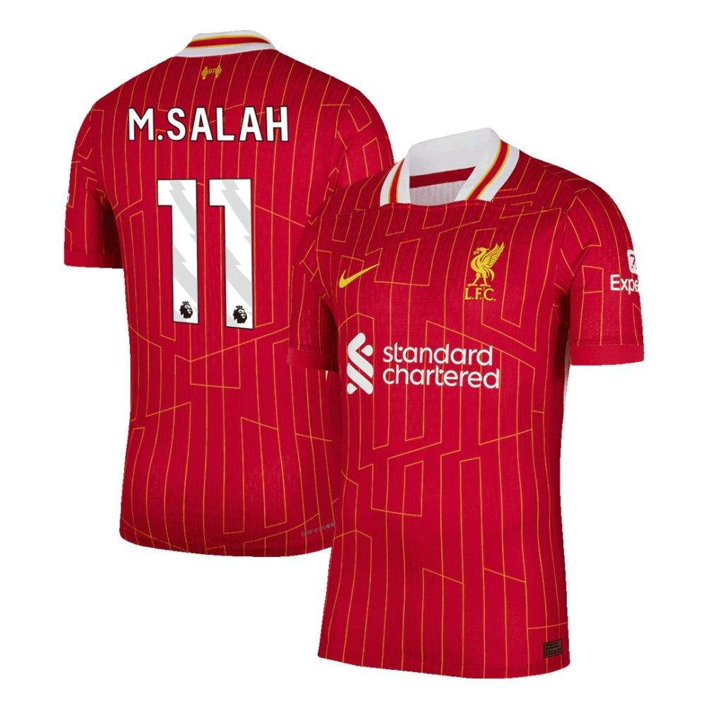 M.SALAH #11 Liverpool Home Players Version Soccer Jersey 2024/25 M.SALAH #11 Liverpool Home Players Version Soccer Jersey 2024/25