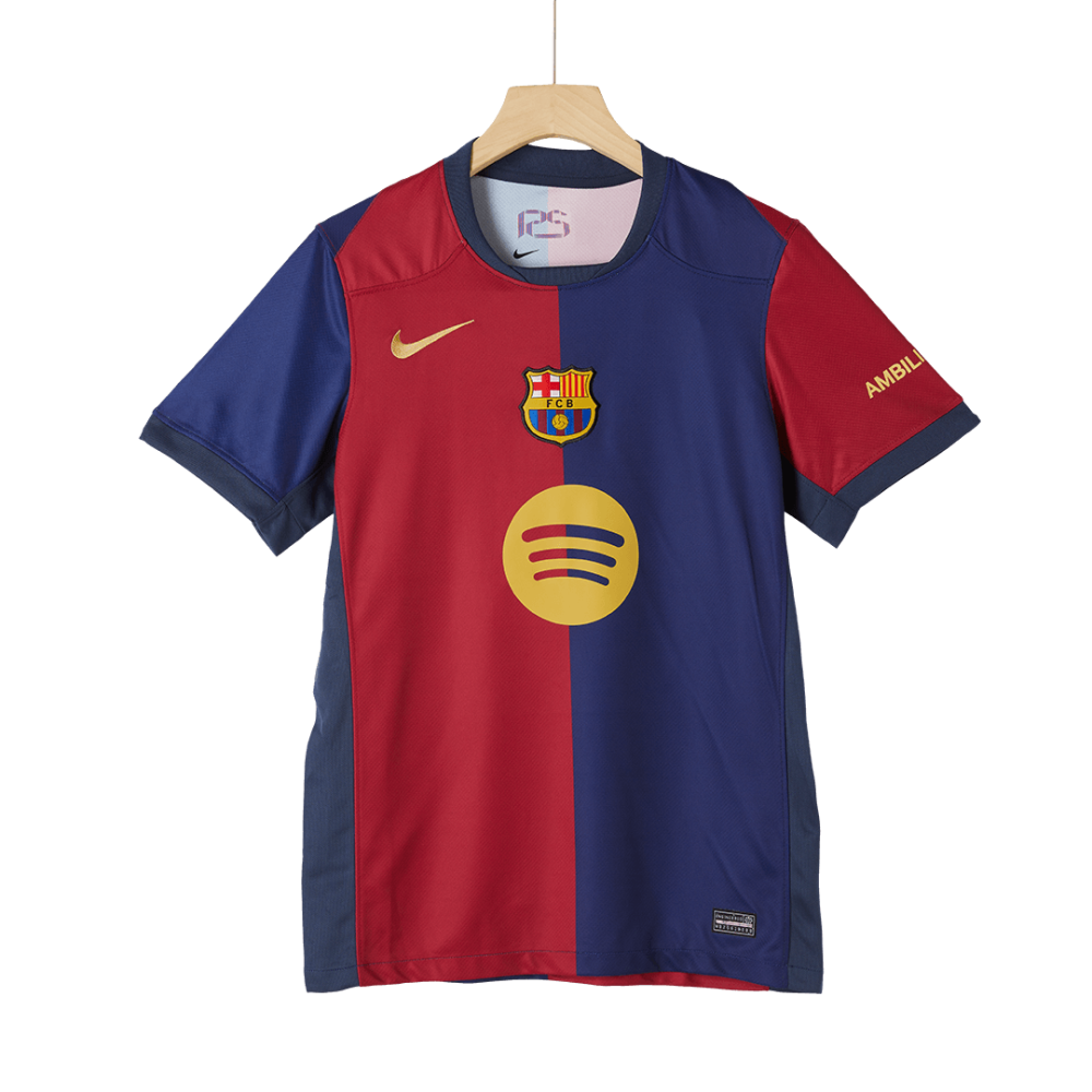 Barcelona Home Soccer Jersey 2024/25-Spotify Logo Without Text Barcelona Home Soccer Jersey 2024/25-Spotify Logo Without Text