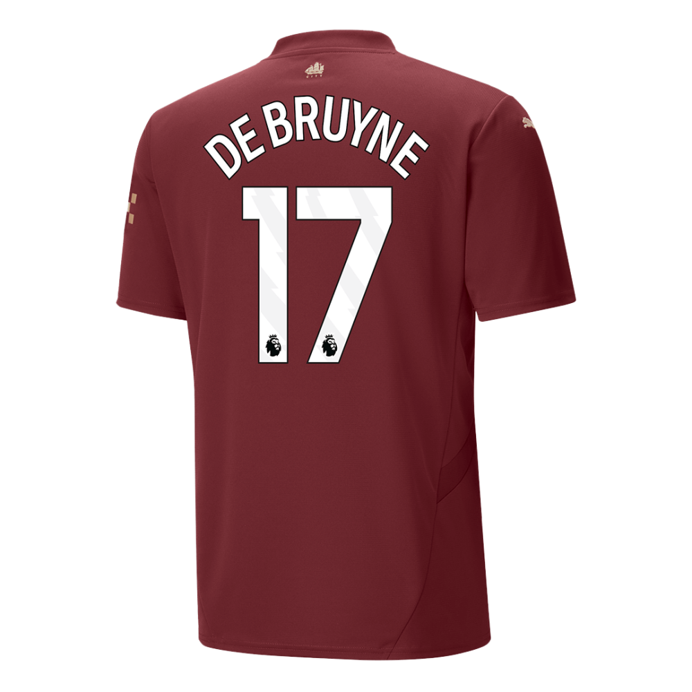 DE BRUYNE #17 Manchester City Third Away Soccer Jersey 2024/25 DE BRUYNE #17 Manchester City Third Away Soccer Jersey 2024/25