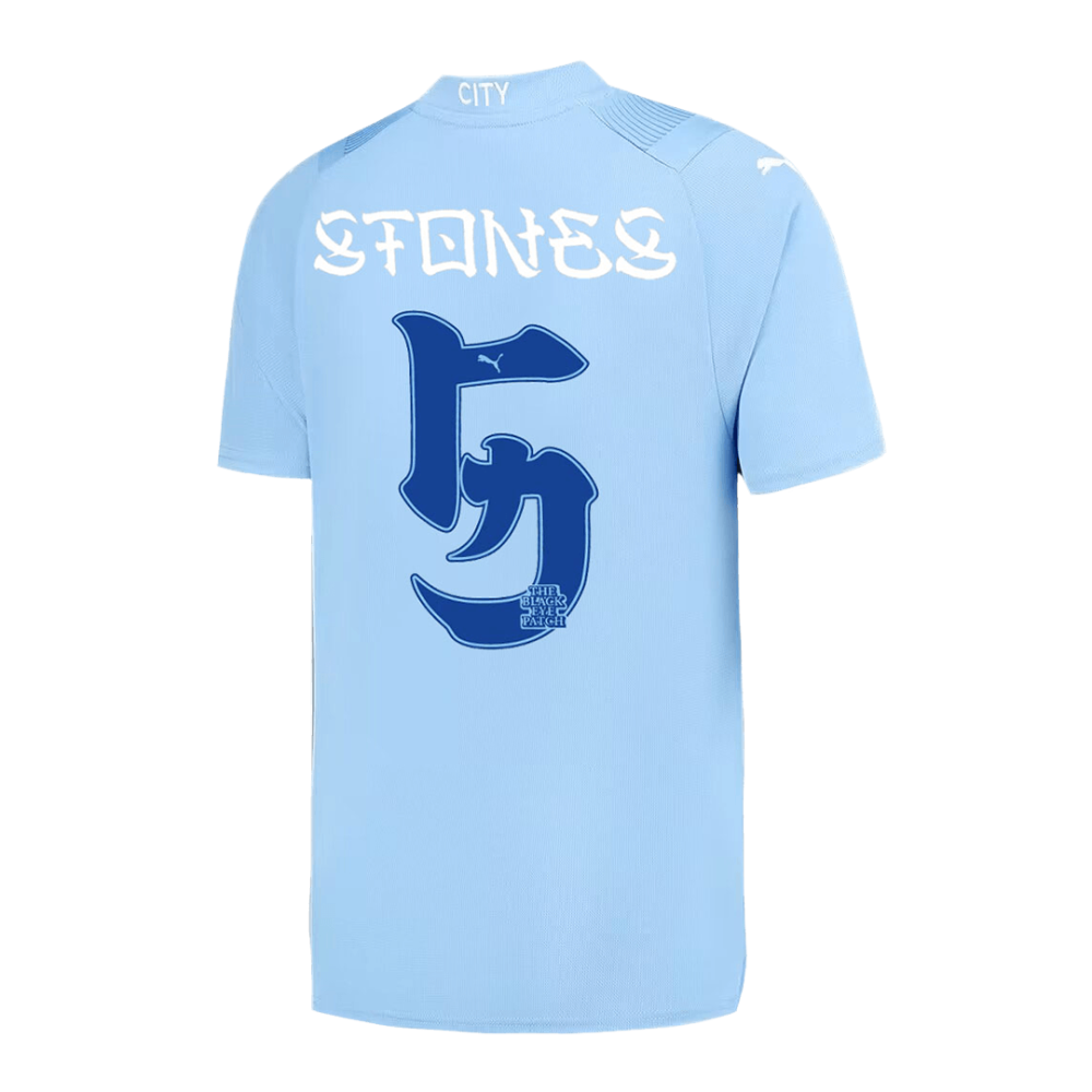 STONES #5 Manchester City Japanese Tour Printing Home Jersey 2023/24 STONES #5 Manchester City Japanese Tour Printing Home Jersey 2023/24