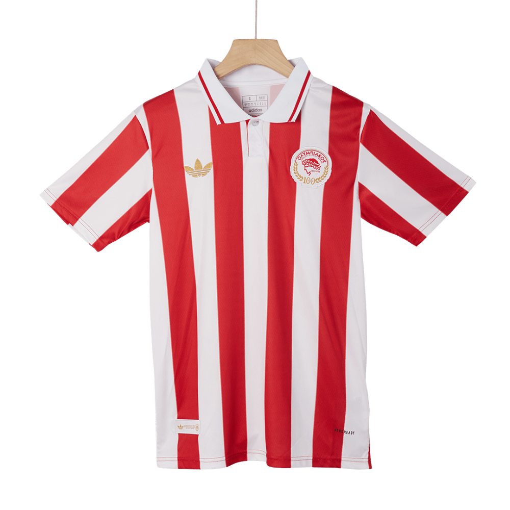 Olympiacos Soccer Jersey 2024/25 - 100th Anniversary Olympiacos Soccer Jersey 2024/25 - 100th Anniversary