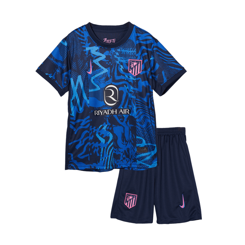Atletico Madrid Third Away Kids Soccer Jerseys Kit 2024/25 Atletico Madrid Third Away Kids Soccer Jerseys Kit 2024/25