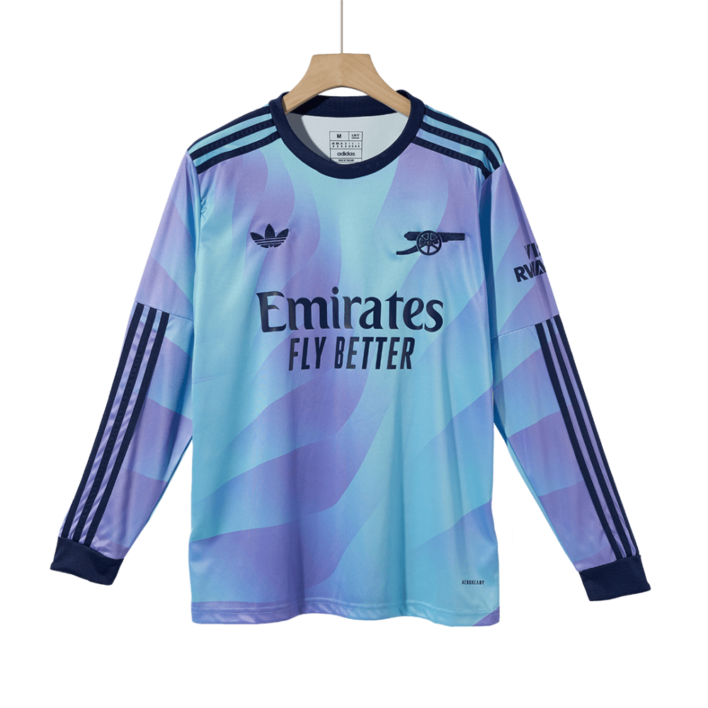 Arsenal Third Away Long Sleeve Soccer Jersey 2024/25 Arsenal Third Away Long Sleeve Soccer Jersey 2024/25