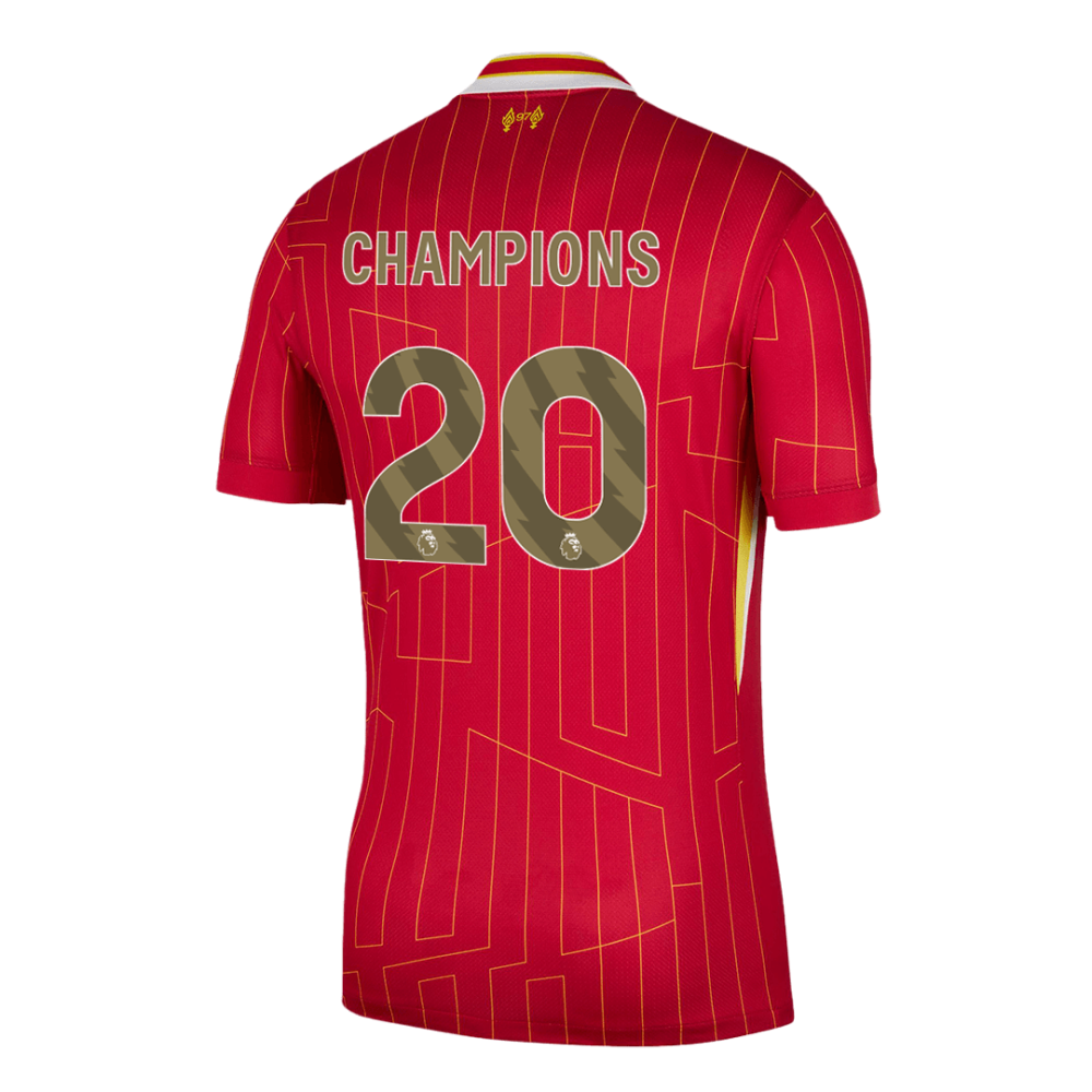 CHAMPIONS #20 Liverpool Home Soccer Jersey 2024/25 CHAMPIONS #20 Liverpool Home Soccer Jersey 2024/25