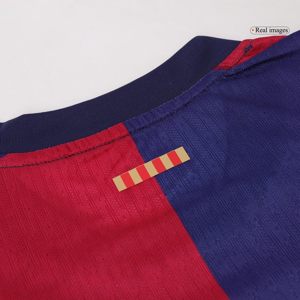 F.DE JONG #21 Barcelona Home Players Version Soccer Jersey 2024/25
