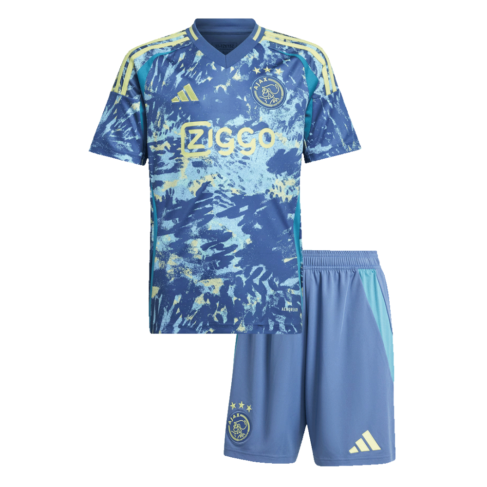 Ajax Away Kids Soccer Jerseys Kit 2024/25 Ajax Away Kids Soccer Jerseys Kit 2024/25