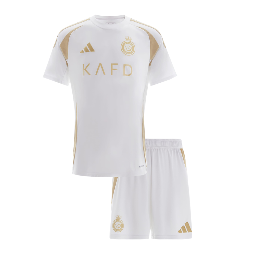 Al Nassr Third Away Kids Soccer Jerseys Kit 2024/25 Al Nassr Third Away Kids Soccer Jerseys Kit 2024/25
